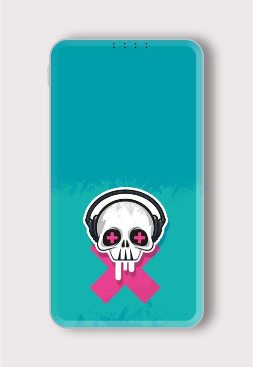 Plus Skull Printed Designer 10000 mAh PowerBank Zapvi