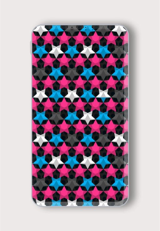 Bright Star Seamless Printed Designer 10000 mAh PowerBank Zapvi