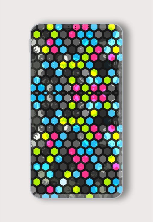 Abstract Cells Seamless Printed Designer 10000 mAh PowerBank Zapvi