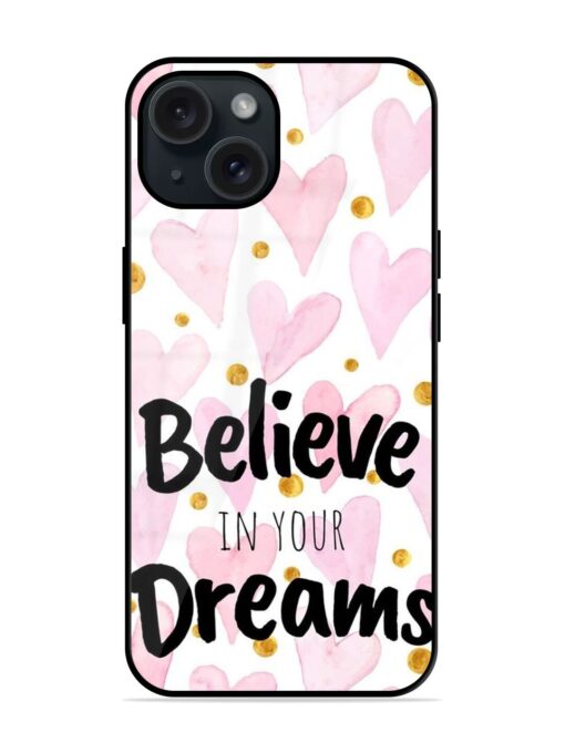 Believe In Your Dreams Glossy Metal TPU Case Zapvi