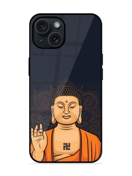 Buddha Vector Art Glossy Metal TPU Case Zapvi