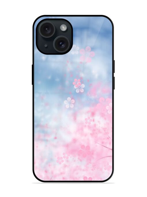 Cherry Blossom Flower Wallpaper Glossy Metal TPU Case Zapvi