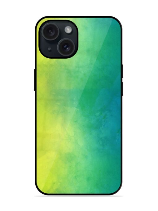 Yellow Green Gradient Glossy Metal TPU Case Zapvi