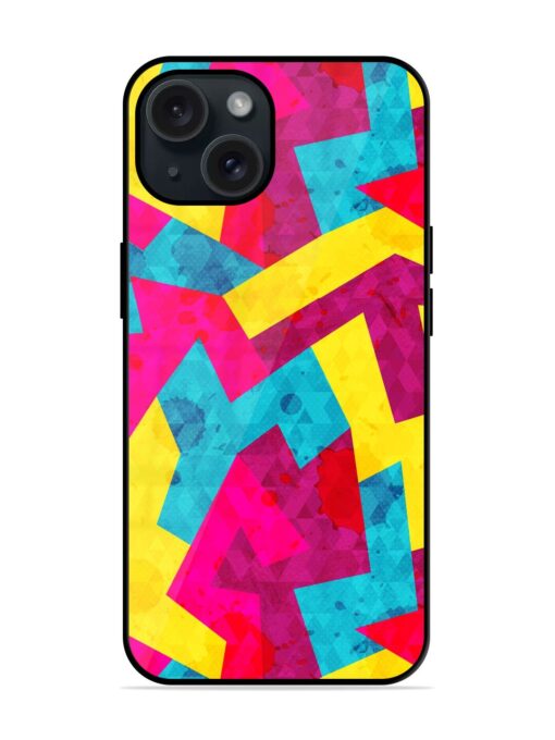 Bright Geometric Seamless Glossy Metal TPU Case Zapvi