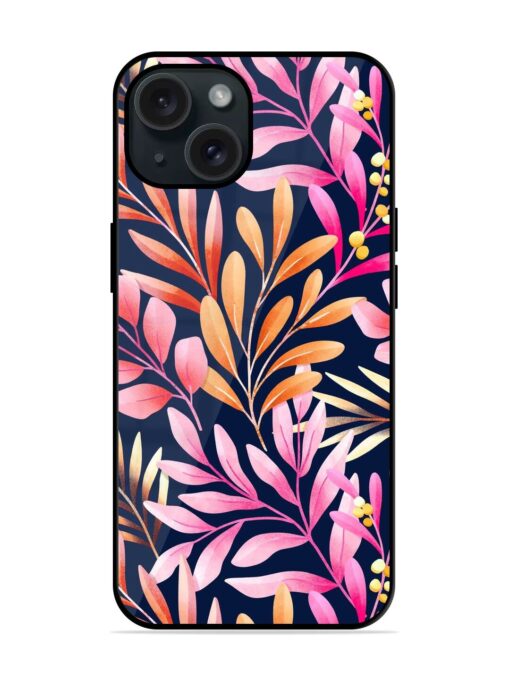 Seamless Colorful Floral Glossy Metal TPU Case Zapvi