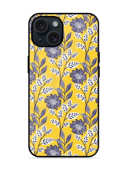 Vector Wild Flowers Glossy Metal TPU Case Zapvi