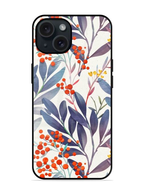 Seamless Floral Pattern Glossy Metal TPU Case Zapvi