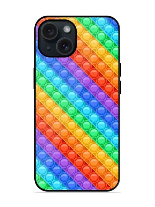 Cartoon Rainbow Pop Glossy Metal TPU Case Zapvi