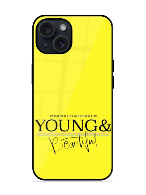 Young Beautiful Slogan Glossy Metal TPU Case Zapvi