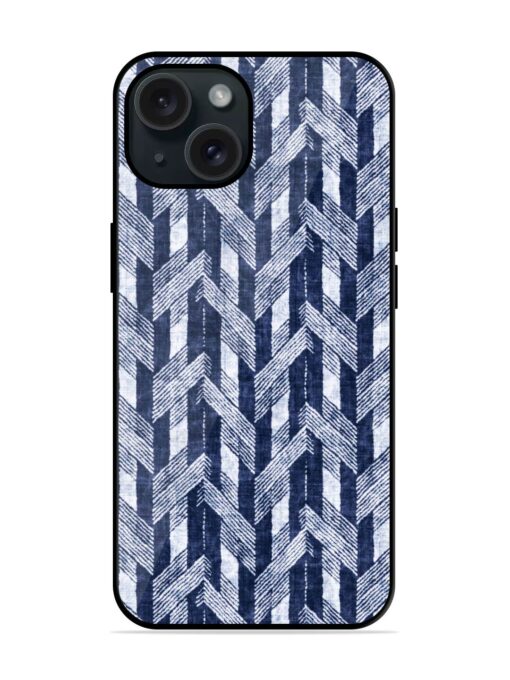 Abstract Herringbone Motif Glossy Metal TPU Case Zapvi