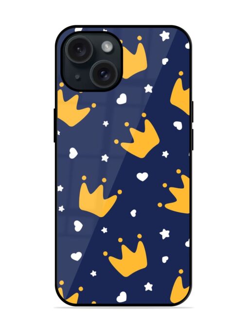 Crowns Vector Seamless Glossy Metal TPU Case Zapvi