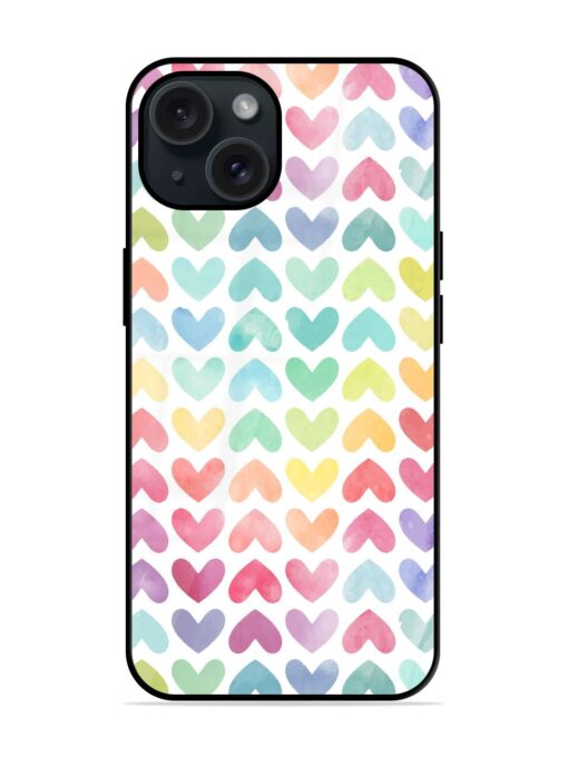 Seamless Colorful Watercolor Glossy Metal TPU Case Zapvi