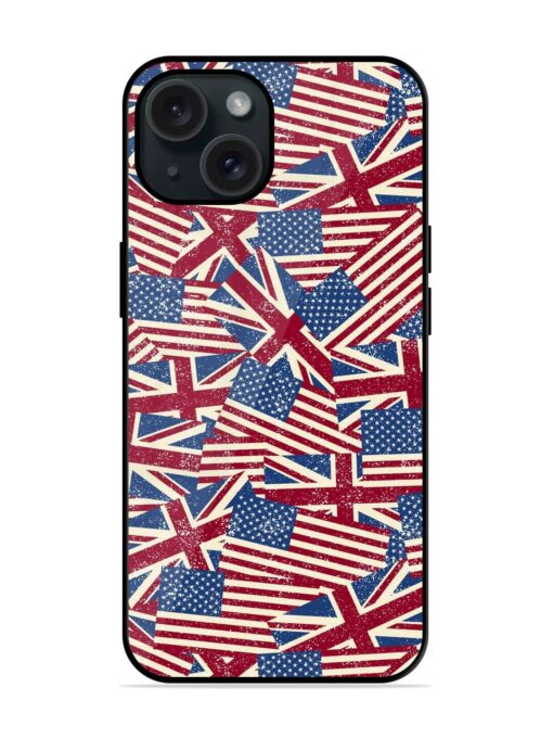 Seamless Pattern Flags Glossy Metal TPU Case Zapvi