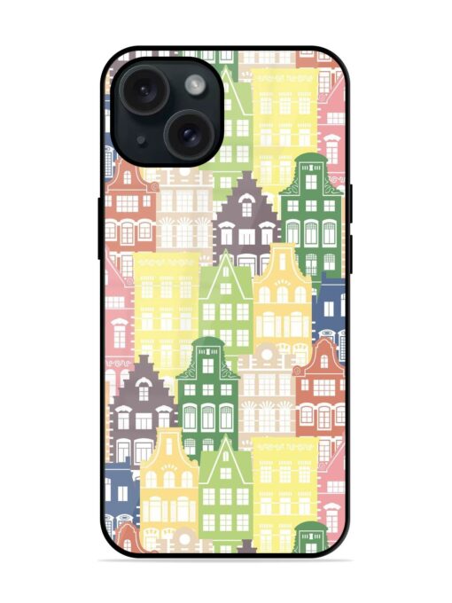 Seamless Shapes Pattern Glossy Metal TPU Case Zapvi