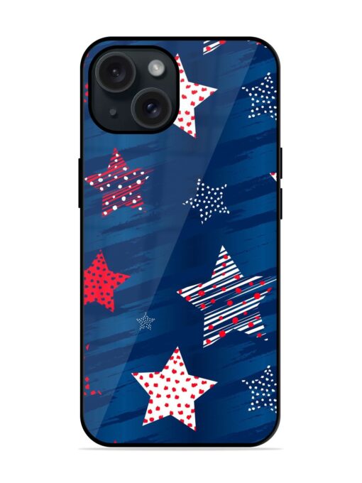 Abstract Seamless Stars Glossy Metal TPU Case Zapvi