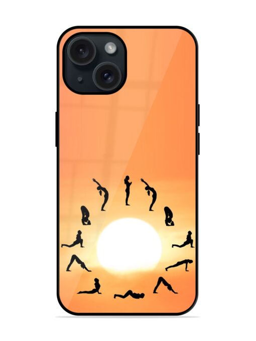 Sun Salutation Surya Glossy Metal TPU Case Zapvi