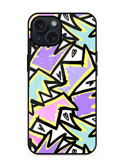 Cute Seamless Pattern Glossy Metal TPU Case Zapvi