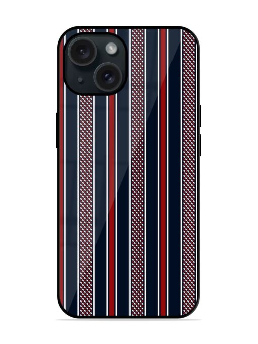 Stripe Seamless Pattern Glossy Metal TPU Case Zapvi