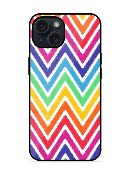 Seamless Chevron Pattern Glossy Metal TPU Case Zapvi