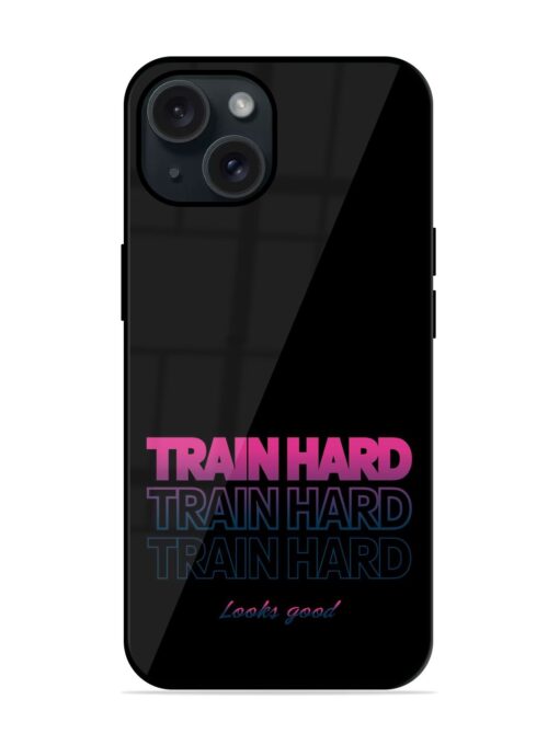 Train Hard Print Glossy Metal TPU Case Zapvi