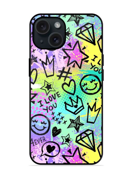 Bright Seamless Pattern Glossy Metal TPU Case Zapvi