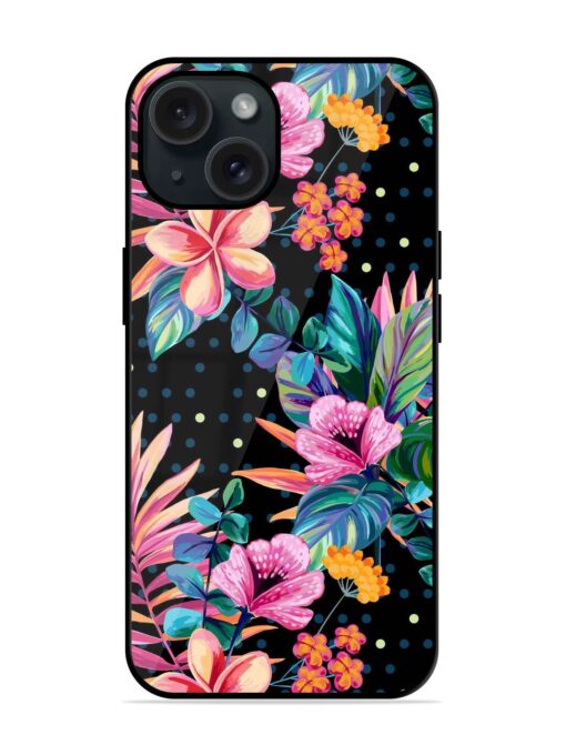 Seamless Floral Pattern Glossy Metal TPU Case Zapvi