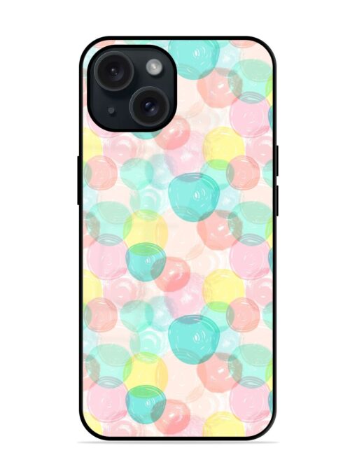 Colorful Bubbles Seamless Glossy Metal TPU Case Zapvi