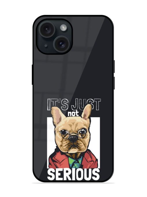 Serious Slogan Cartoon Glossy Metal TPU Case Zapvi