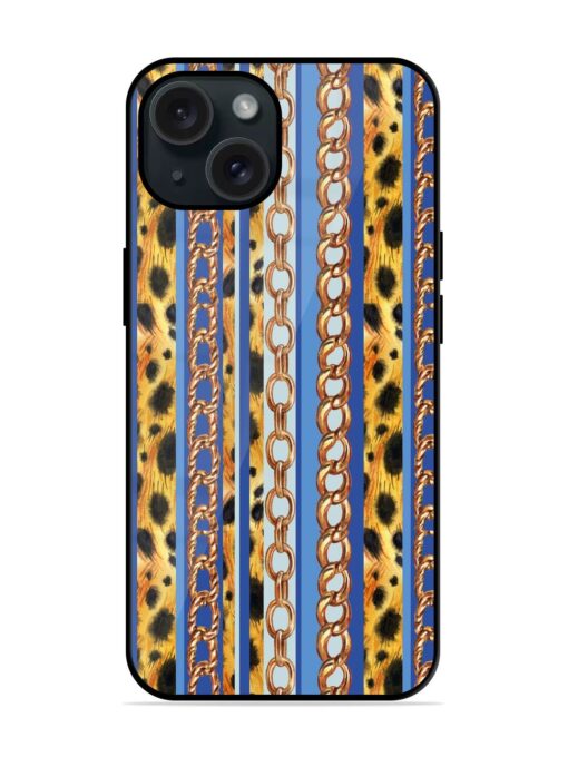 Seamless Pattern Stripes Glossy Metal TPU Case Zapvi