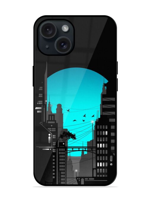 City View Illustration Glossy Metal TPU Case Zapvi