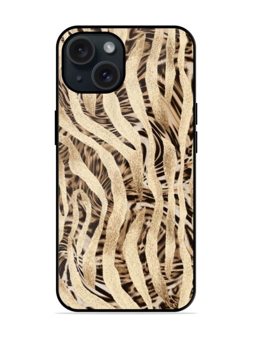 Abstract Furry Leopard Glossy Metal TPU Case Zapvi