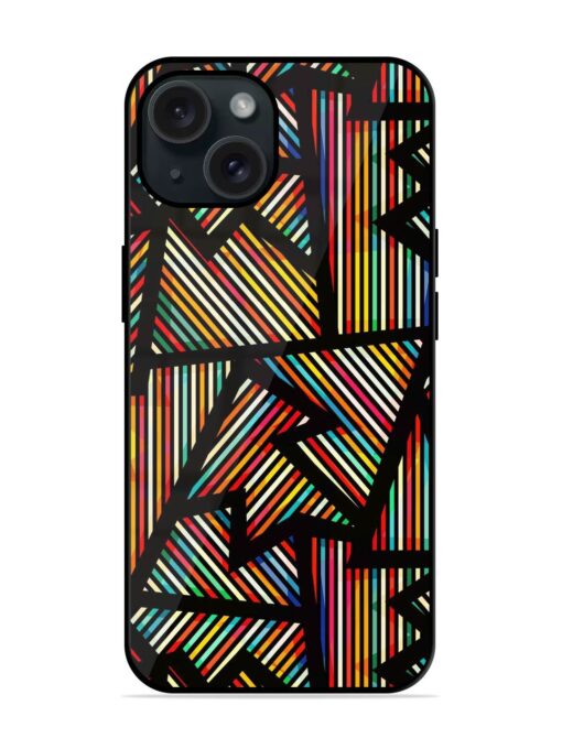 Spectrum Geometric Seamless Glossy Metal TPU Case Zapvi