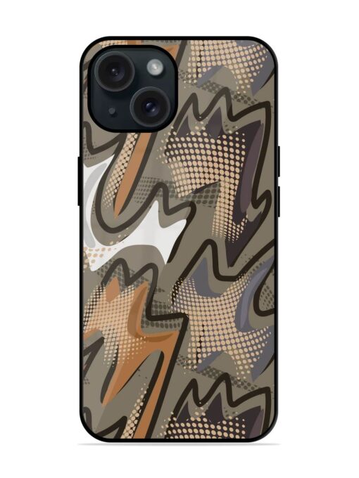 Abstract Seamless Geometric Glossy Metal TPU Case Zapvi