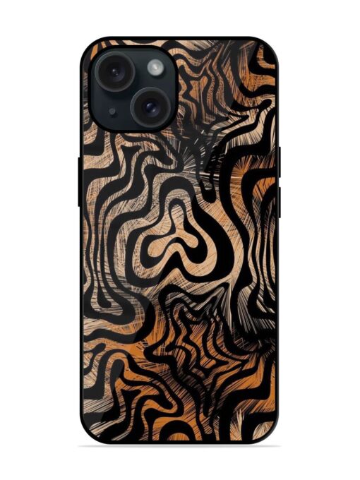 Abstract Zebra Animal Glossy Metal TPU Case Zapvi