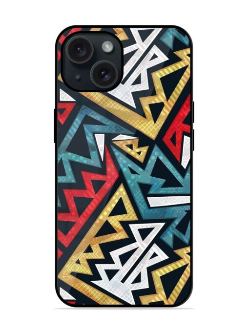 Ancient Geometric Vector Glossy Metal TPU Case Zapvi