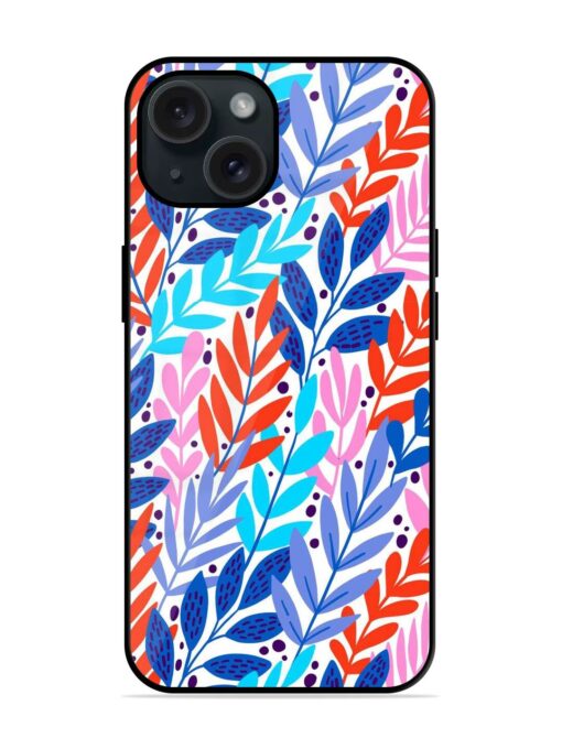 Bright Floral Tropical Glossy Metal TPU Case Zapvi