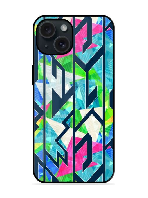 Bright Geometric Seamless Glossy Metal TPU Case Zapvi