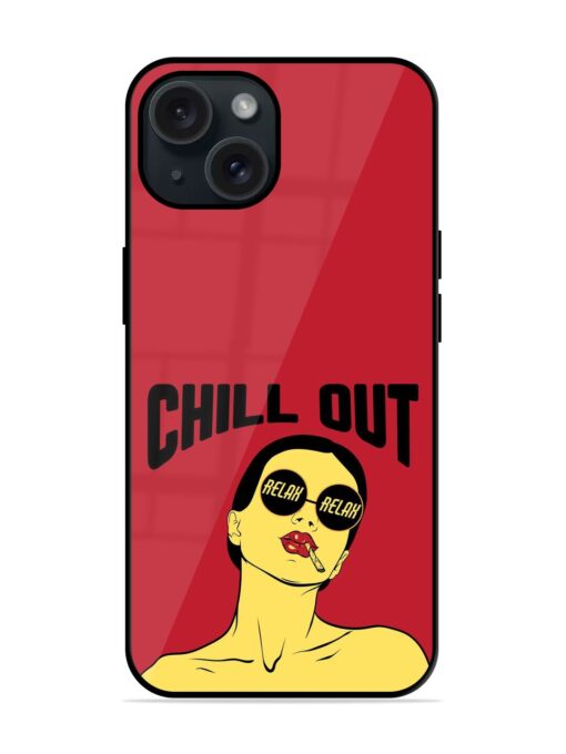 Chill Out Vector Glossy Metal TPU Case Zapvi