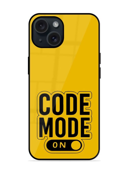 Code Mode On Glossy Metal TPU Case Zapvi