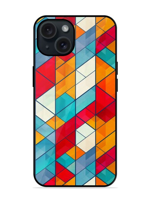 Colored Mosaic Pattern Glossy Metal TPU Case Zapvi