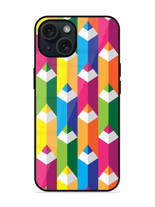 Seamless Geometric Pattern Glossy Metal TPU Case Zapvi