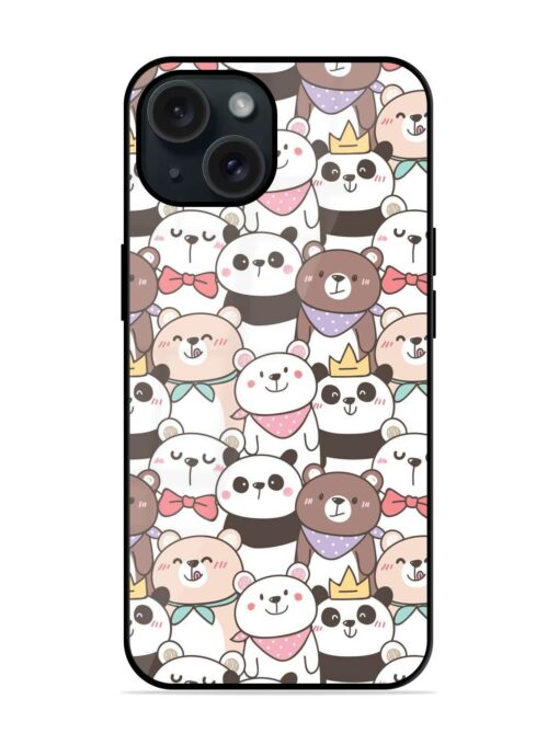 Seamless Pattern Cute Glossy Metal TPU Case Zapvi