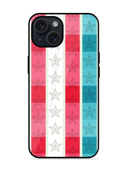 Stars Seamless Pattern Glossy Metal TPU Case Zapvi