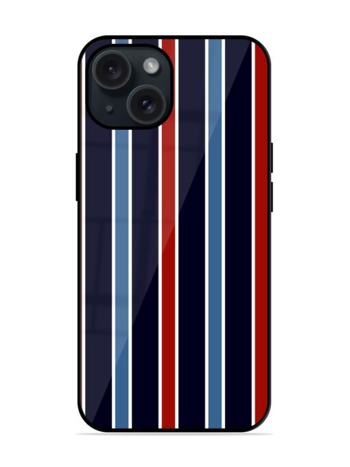 Stripe Seamless Pattern Glossy Metal TPU Case Zapvi