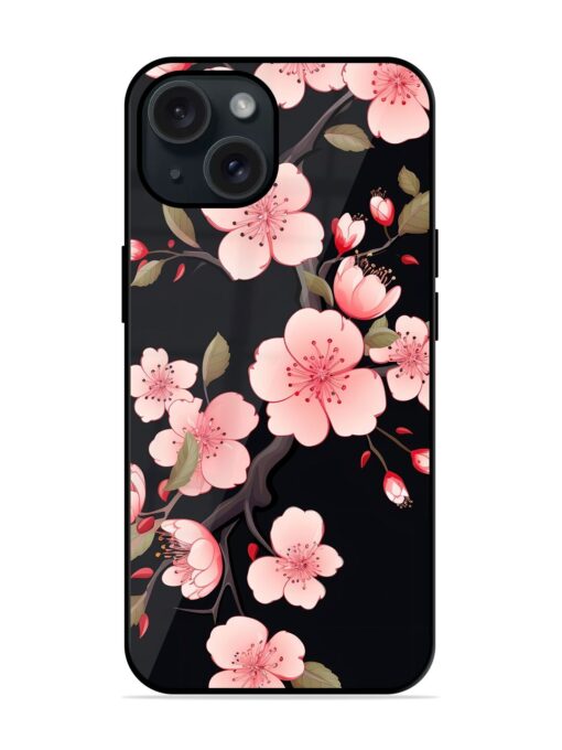 Cherry Blossom Glossy Metal TPU Case Zapvi