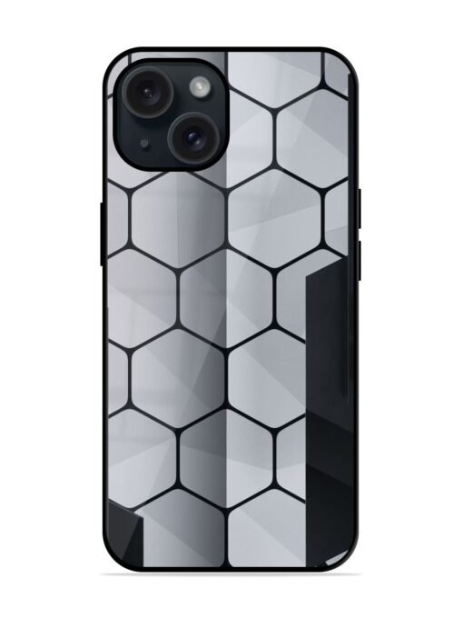 Hexagon Pattern Glossy Metal TPU Case Zapvi