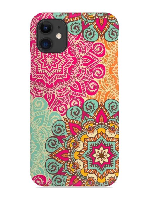 Mandala Seamless Snap Case for Apple Iphone 11 Zapvi