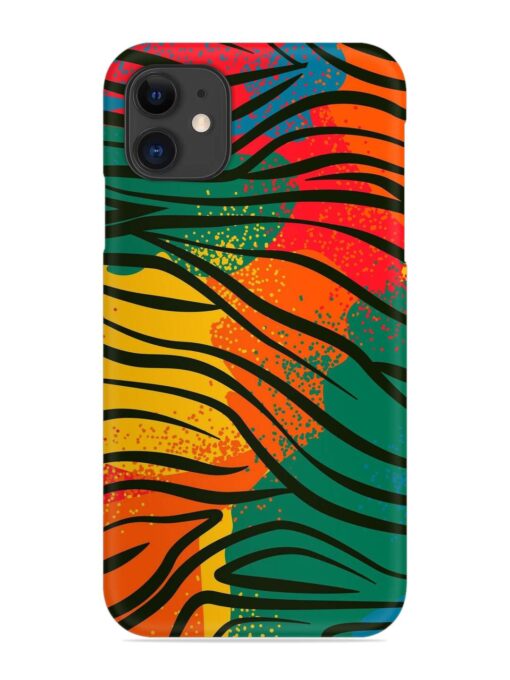 Bright Colorful Snap Case for Apple Iphone 11 Zapvi