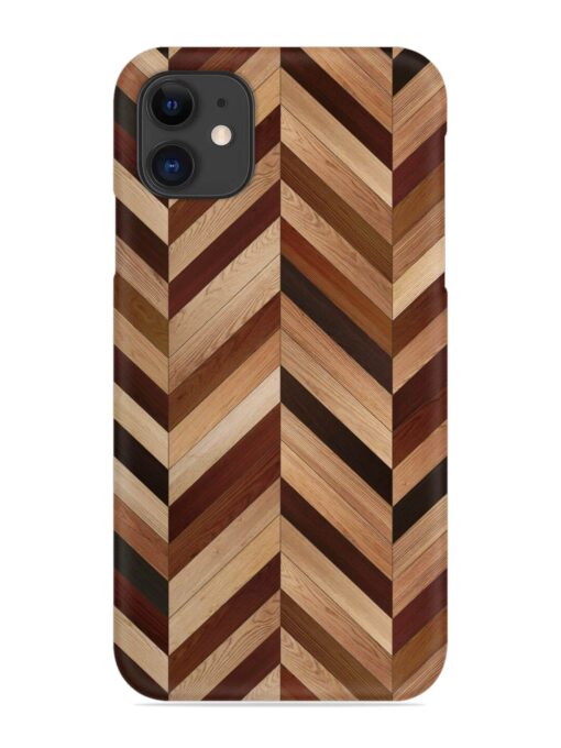 Seamless Wood Parquet Snap Case for Apple Iphone 11 Zapvi