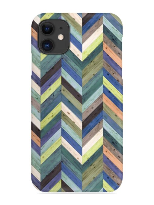 Chevron Random Color Snap Case for Apple Iphone 11 Zapvi